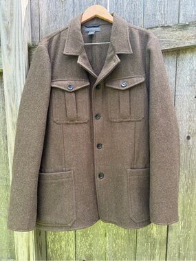 Banana Republic Factory Men's Brown Military-Style Field Jacket